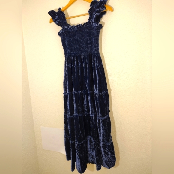 Hill House Navy Velvet Ellie Nap Dress - Picture 8 of 13